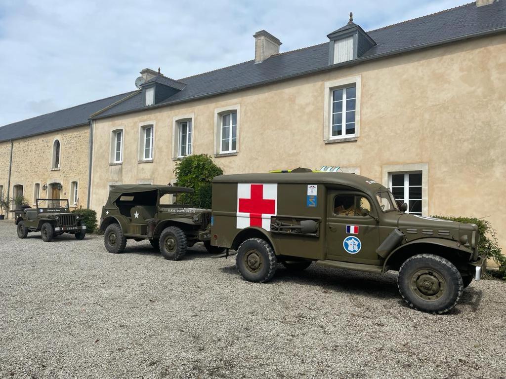 Le Clos Du Bas Courtil Guesthouse B&B Omaha Beach Osmanville Exterior foto
